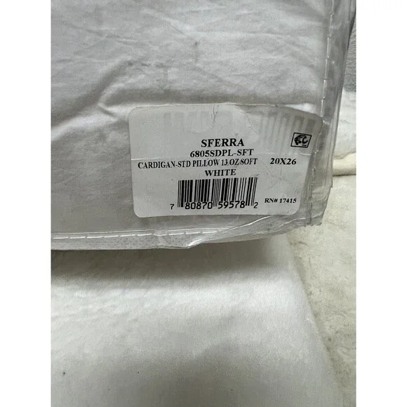 Sferra Down Cardigan (1) Standard Down Pillow Soft Density - Picture 4 of 11